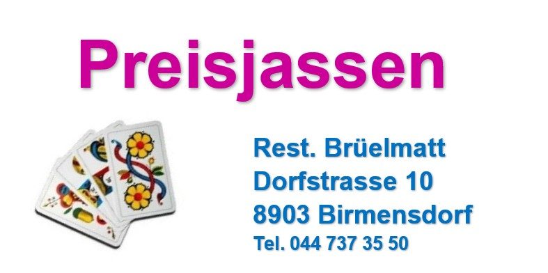 6. Preisjassen Birmensdorf