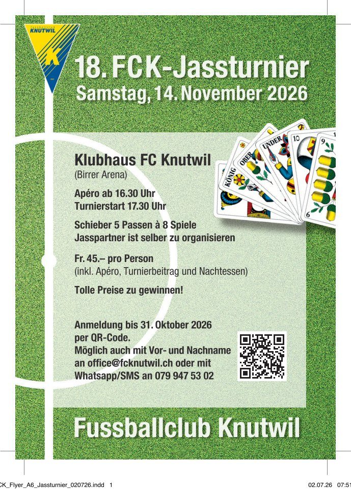 FCK-Jassturnier Knutwil